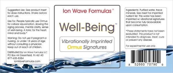 Well-Being Ormus Formula